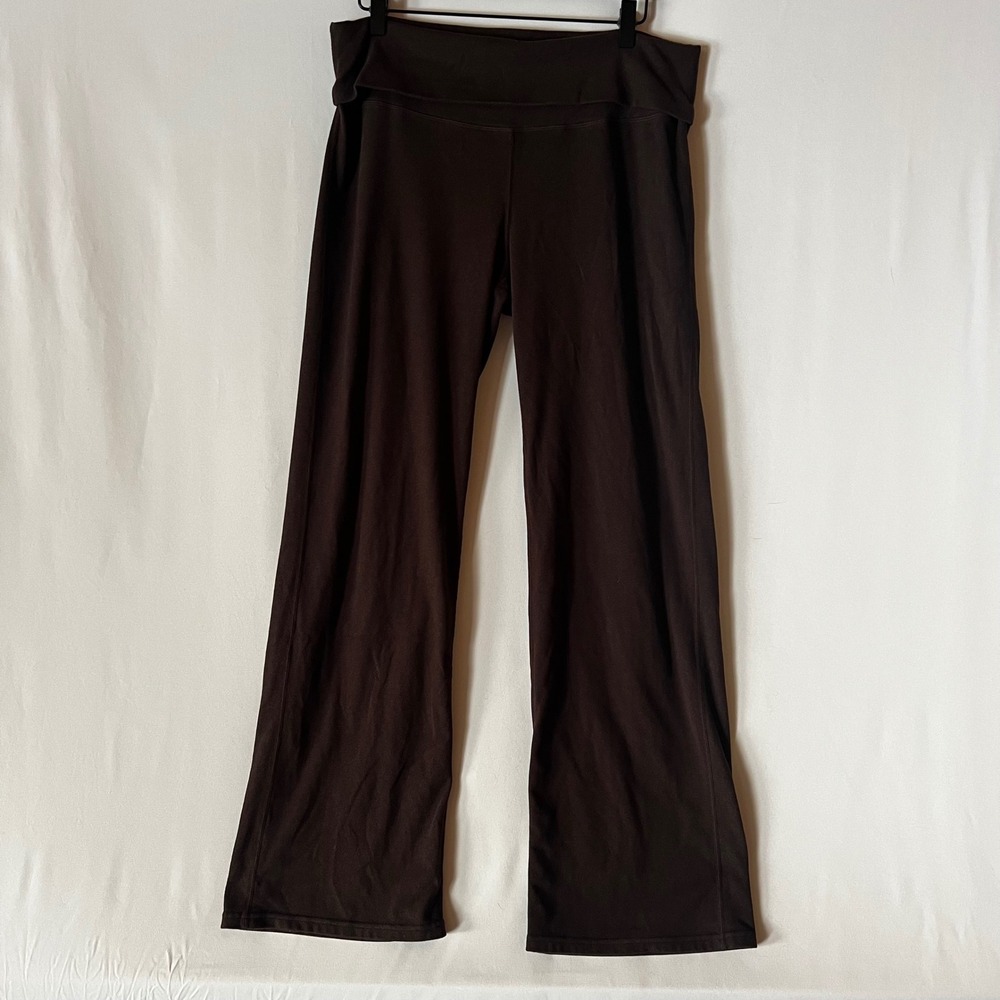 Chrome Riot XL Brown Wide Leg Leggings Gorpcore Streetwear Yoga‎ Pants Athletic